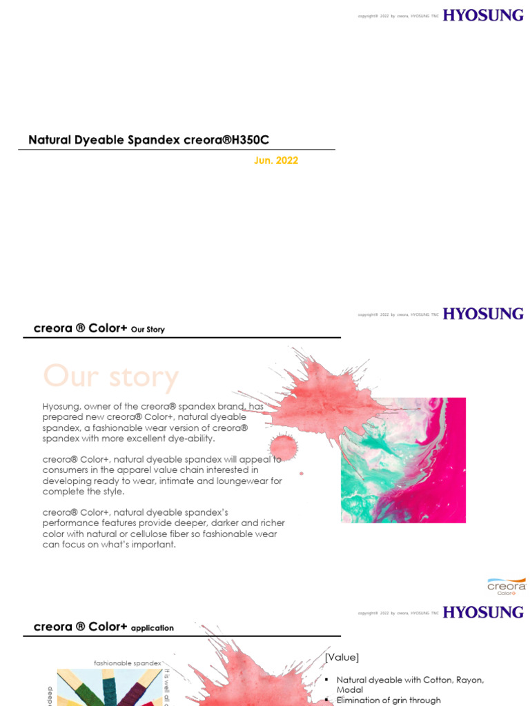 H350C Presentation - 220612 | PDF | Rayon | Organic Polymers