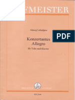 Lebedev A. Konzertantes Allegro For Tuba and Piano