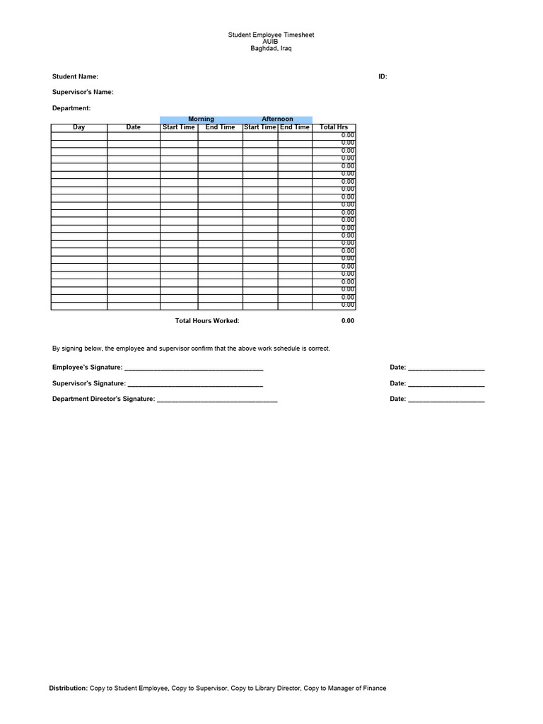 Work Study TimesheetPeer Tutor PDF