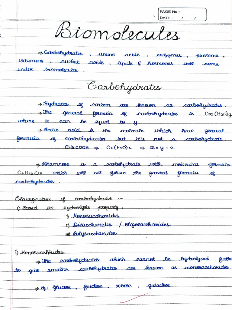 Biomolecules PDF