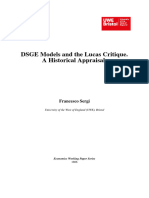 1806 - DSGE Models and The Lucas Critique (WP)