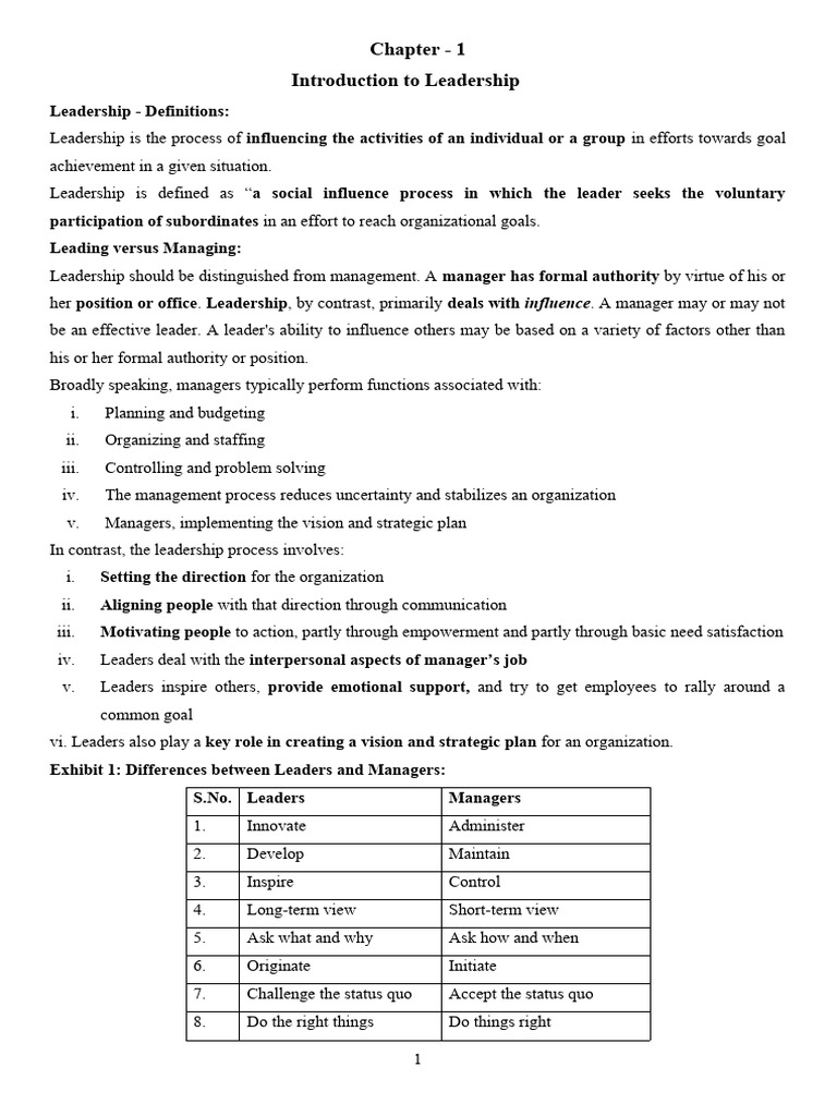 Understanding Leadership Dynamics | PDF | Leadership | Business Process