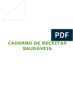 Caderno de Receitas Saudáveis