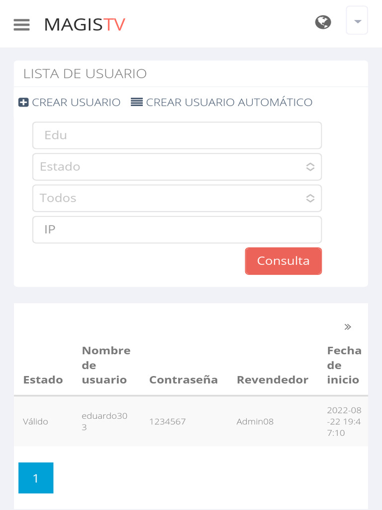 Contraseñas y usuarios para Magis TV | PDF