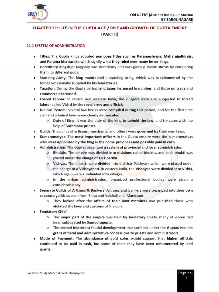 Chapter 21 ancient india by rs sharma pdf