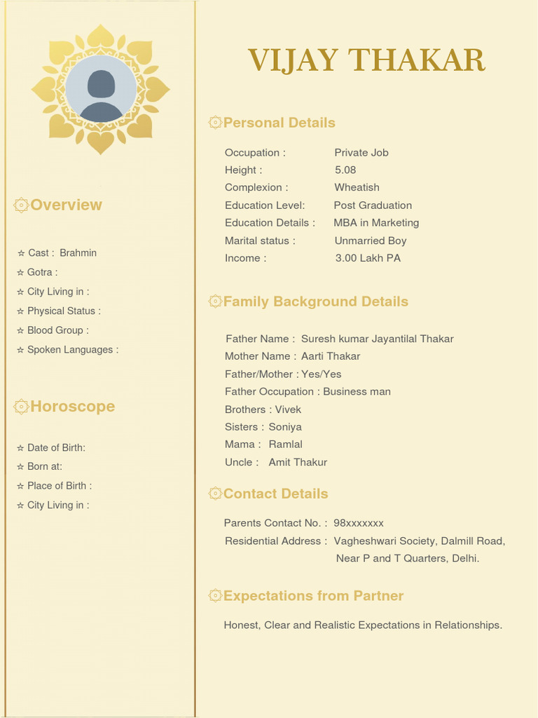 MARRIAGE BIO DATA FORM FREE DOWNLOAD intelligence overview