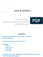 Signals & Systems Unit Partial IV