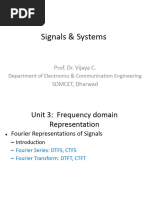 Signals & Systems Unit III