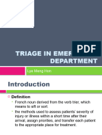 Triage in Emergency Department