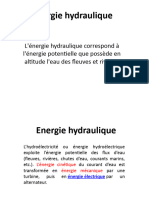 M1 ELM - Expolitation Des Ã©nergies Renouvelablesenergie Hydraulique 2