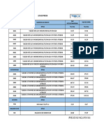 Lista de Precio Porta Tibox Agosto 2023