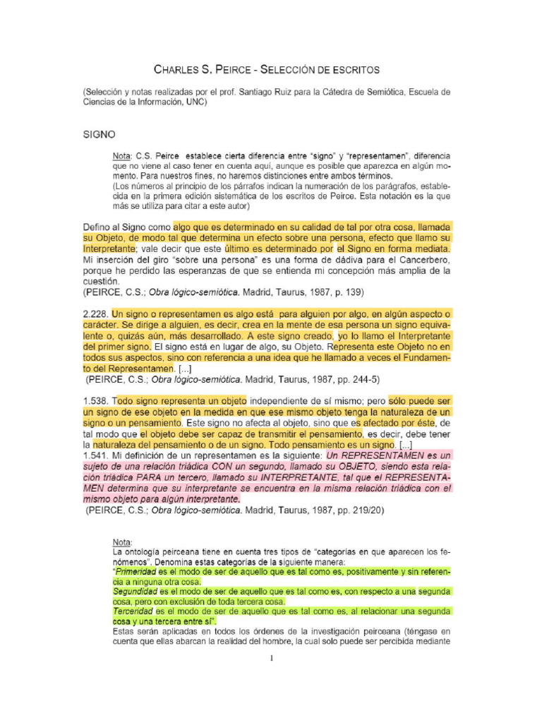 Peirce | PDF