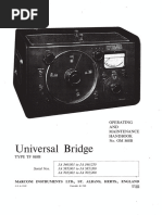 Marconi Tf-868-b Universal RLC Bridge 1960 Sm-Ocr