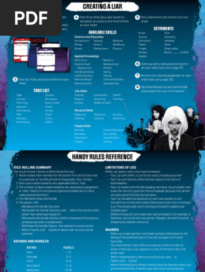 Reference Sheet