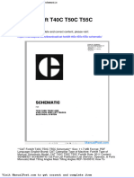 Cat Forklift t40c t50c t55c Schematic