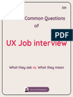 UX Job Interview Questions 1697949881