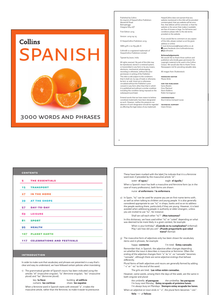 Collins Pocket Spanish Dictionary (English And Spanish Edition