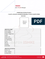 Formulir Pendaftaran Calon Anggota KPU BAPIN ISMKI