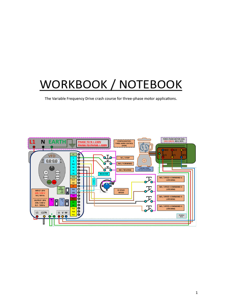 VFD Basics for Three-Phase Motors | PDF | Power Inverter | Electric Motor