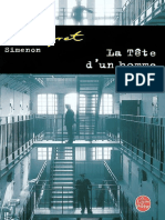 La Tete D'un Homme - Simenon, Georges