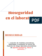 Bioseguridad en El Laboratorio