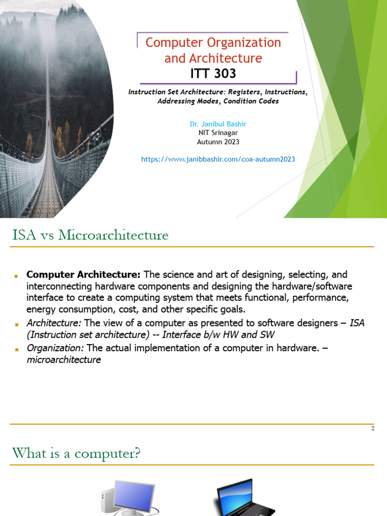 Instruction Set Architecture | PDF | Computers