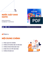 (Metric) Báo Cáo Nước Giặt Omo Matic