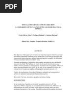 Inoculation of Grey and Ductile Iron A Comparison of Nucleation Sites and Some Practical Advises