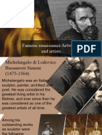 Mapeh 9 Quarter 2 - Renaissance Famous Artworks and Artist (Michelangelo)