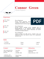Resume Sample of Connor Green