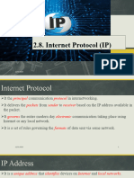 2.7 - Internet Protocol (IP)