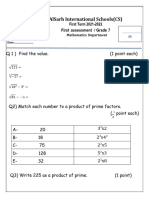 7 Grade First Re