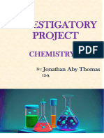 Chemistry Investigatory Project 2023-24