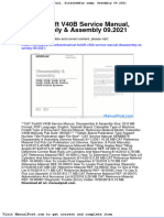 Cat Forklift v40b Service Manual Dissasembly Assembly 09 2021