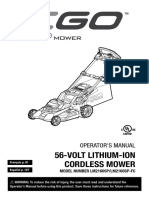 Ego Power+ 21 Inch Select Cut XP Mower With Speed Iq LM2167SP