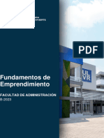 SYLLABUS - FUNDAMENTOS DE EMPRENDIMIENTO B - 2023-Signed