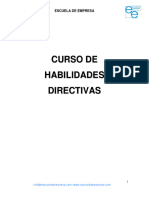 Curso Habilidades Directivas 2010 Teoria