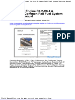 Caterpillar Engine c4 2 c6 4 c4 4 c6 6 Common Rail Fuel System Training Manual