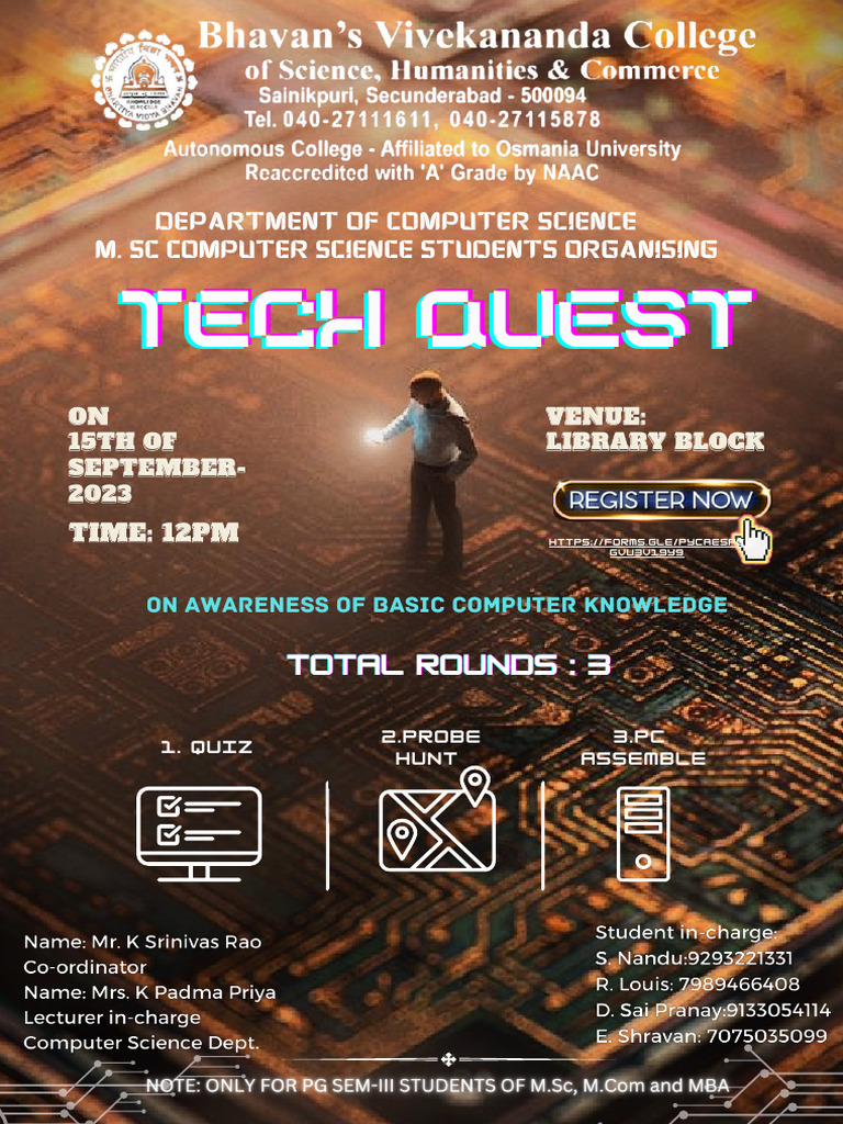 Tech Quest: Computer Skills Challenge | PDF
