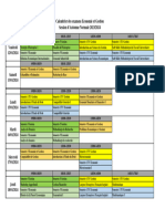 Calendrier Des Examens Economie Et Gestion Automne - 231231 - 212206