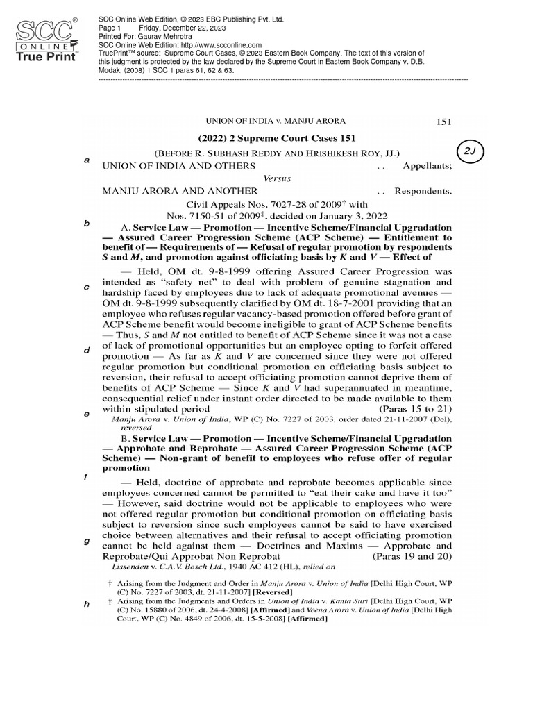 What Is ACP Scheme and Its Conditions For Getting Benefit PDF