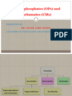 Organophosphates (OPs) and Carbamates (CMS)