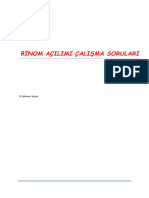 3 - Bi̇nom Açilimi Çalişma Sorulari - 2 Hazi̇ran 2022