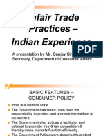 Unfair Trade Practices - Indian Experience