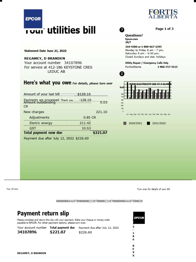epcor-power-bill-pdf-money