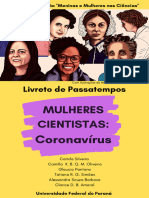 Livreto Passatempos Mulheres Cientistas Coronavírus Versão Revisada
