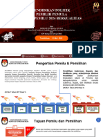 Sosialisasi Pemilih Pemula 2023