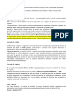 2.mercado Financeiro e Seus Desdobramentos (Mercados Monetário, de Crédito, de Capitais e Cambial) .