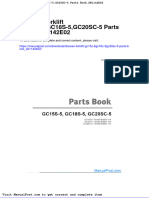 Doosan Forklift Gc15s 5gc18s 5gc20sc 5 Parts Book Sb1142e02