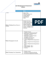 PME Syllabus